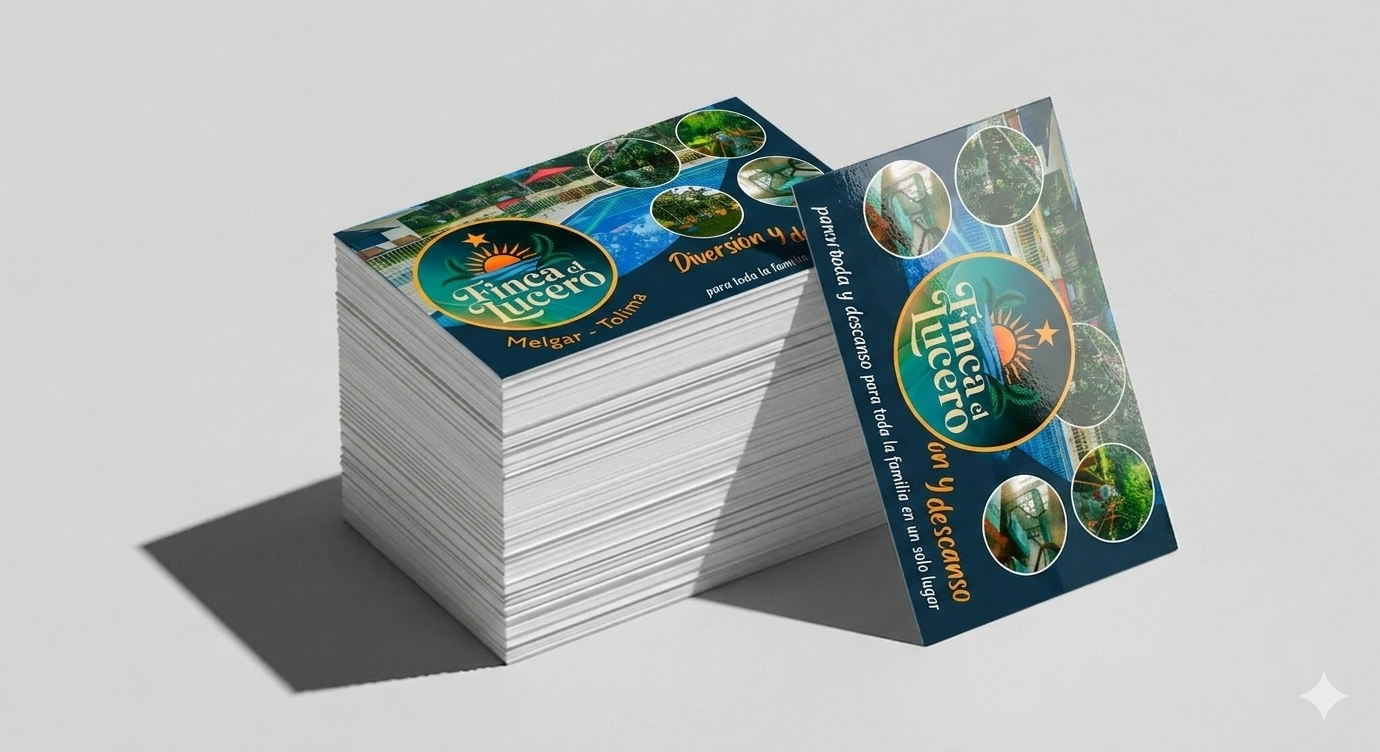 1.000 Tarjetas de Presentación 4 x 4 Laminado Mate y Brillo UV Reservado - Imagen 4